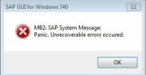 panic SAP